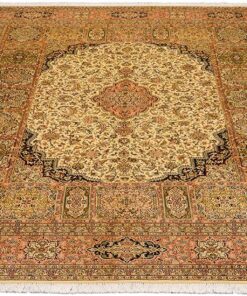 Kashmir Oriental Rug 315 × 246 cm, silk, hand-knotted — view 2