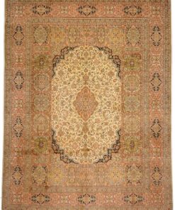 Kashmir Oriental Rug 315 × 246 cm, silk, hand-knotted