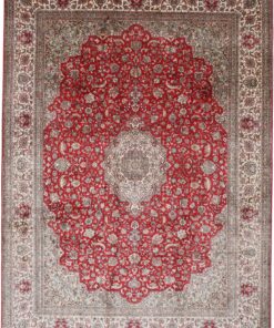 Kashmir Oriental Rug 340 × 246 cm, silk, hand-knotted
