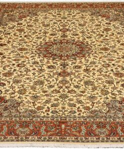 Kashmir Oriental Rug 341 × 246 cm, silk, hand-knotted — view 2