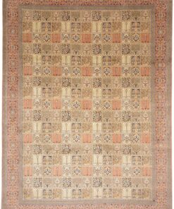 Kashmir Oriental Rug 338 × 248 cm, silk, hand-knotted