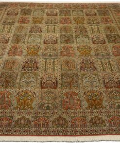 Kashmir Oriental Rug 354 × 267 cm, silk, hand-knotted — view 2