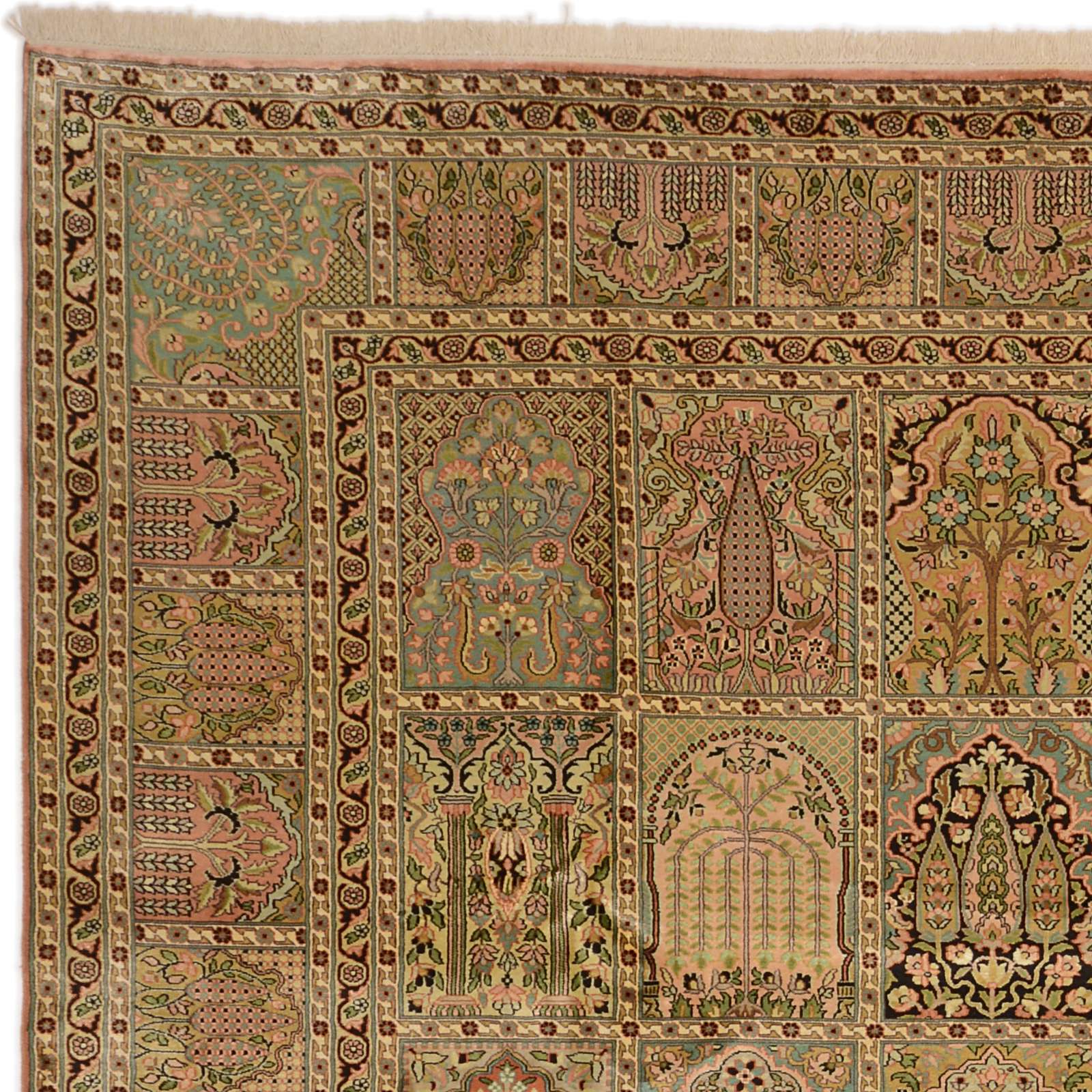 Kashmir Oriental Rug 361 × 276 cm, silk, hand-knotted — view 6