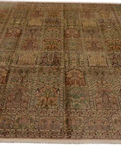 Kashmir Oriental Rug 361 × 276 cm, silk, hand-knotted — view 2