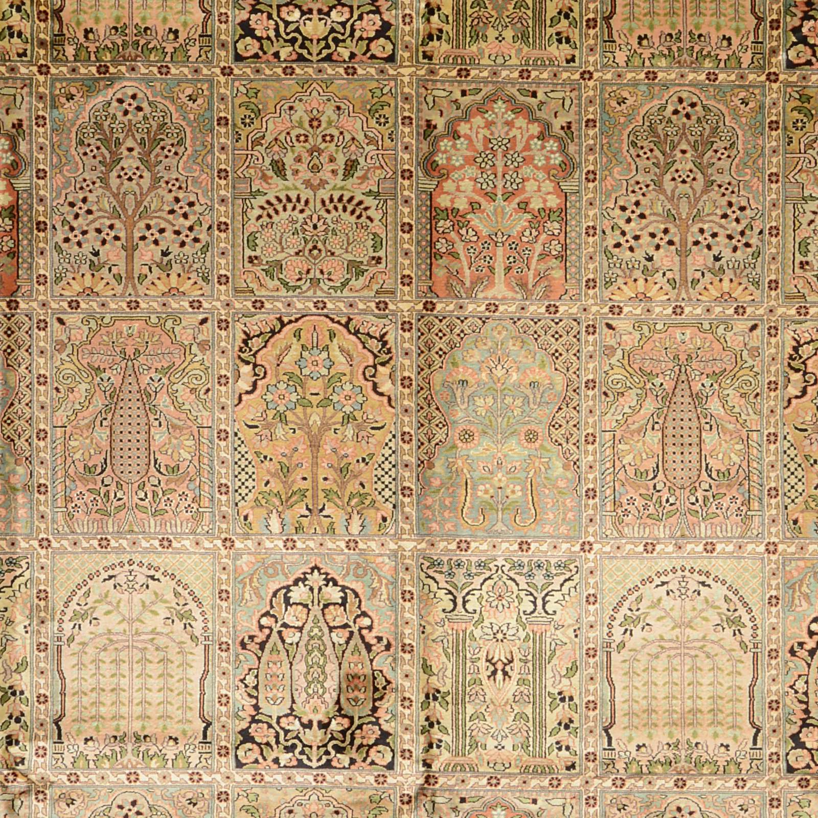 Kashmir Oriental Rug 361 × 276 cm, silk, hand-knotted — view 5