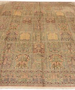 Kashmir Oriental Rug 371 × 276 cm, silk, hand-knotted — view 2