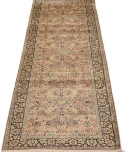 Kashmir Oriental Rug 308 × 83 cm, silk, hand-knotted — view 2