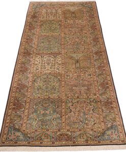 Kashmir Oriental Rug 272 × 94 cm, silk, hand-knotted — view 2