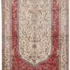Kashmir Oriental Rug 217 × 153 cm, silk, hand-knotted