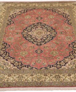 Kashmir Oriental Rug 221 × 154 cm, silk, hand-knotted — view 2