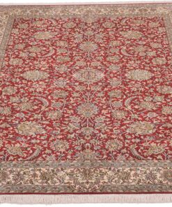 Kashmir Oriental Rug 217 × 157 cm, silk, hand-knotted — view 2