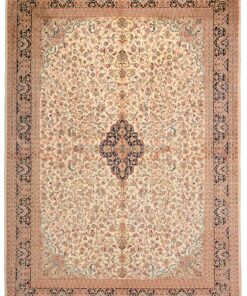 Kashmir Oriental Rug 223 × 157 cm, silk, hand-knotted