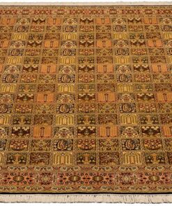 Kashmir Oriental Rug 213 × 158 cm, silk, hand-knotted — view 2