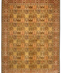 Kashmir Oriental Rug 213 × 158 cm, silk, hand-knotted