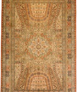 Kashmir Oriental Rug 255 × 165 cm, silk, hand-knotted