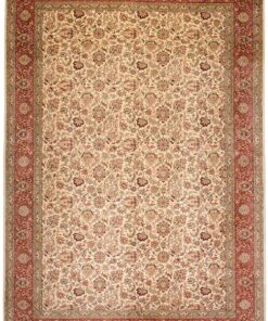 Kashmir Oriental Rug 242 × 166 cm, silk, hand-knotted