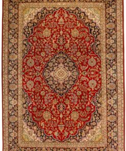 Kashmir Oriental Rug 244 × 168 cm, silk, hand-knotted