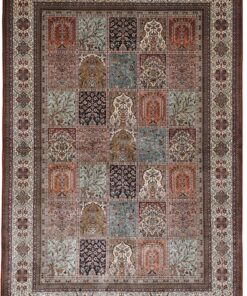 Kashmir Oriental Rug 245 × 168 cm, silk, hand-knotted