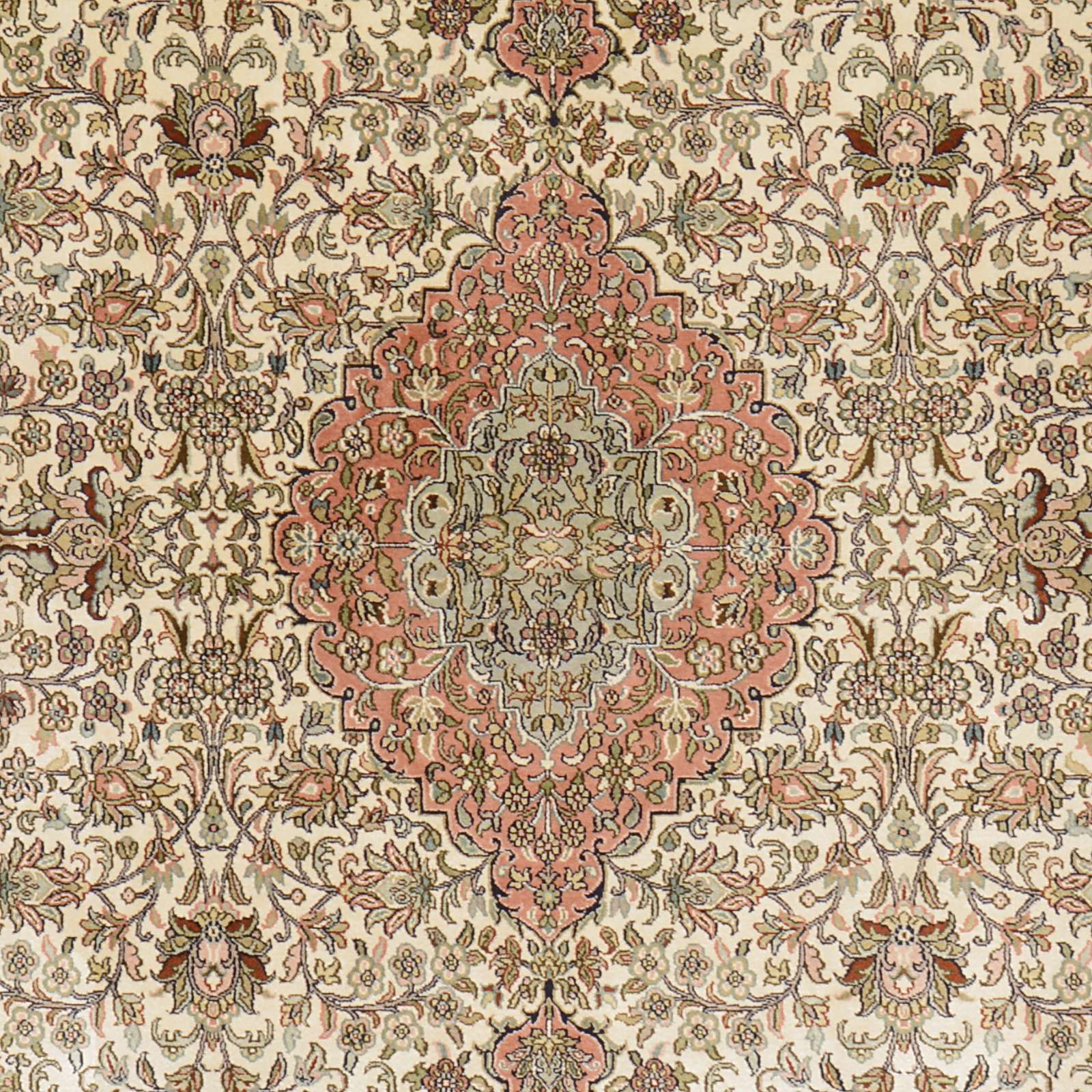 Kashmir Oriental Rug 252 × 169 cm, silk, hand-knotted — view 5