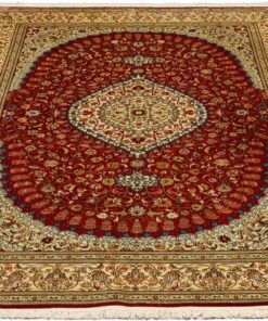 Kashmir Oriental Rug 255 × 169 cm, silk, hand-knotted — view 2