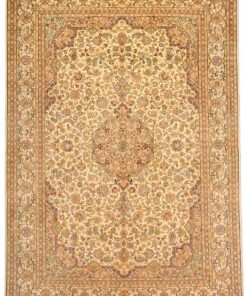 Kashmir Oriental Rug 247 × 170 cm, silk, hand-knotted