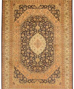Kashmir Oriental Rug 252 × 171 cm, silk, hand-knotted