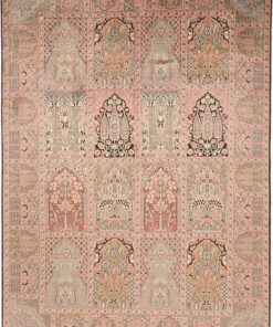Kashmir Oriental Rug 246 × 173 cm, silk, hand-knotted