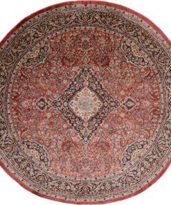 Kashmir Oriental Rug 180 × 180 cm, silk, hand-knotted