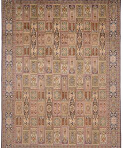 Kashmir Oriental Rug 269 × 183 cm, silk, hand-knotted