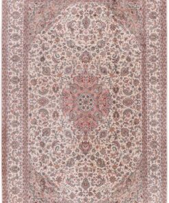 Kashmir Oriental Rug 277 × 183 cm, silk, hand-knotted