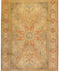 Kashmir Oriental Rug 277 × 184 cm, silk, hand-knotted