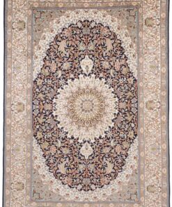 Kashmir Oriental Rug 280 × 184 cm, silk, hand-knotted