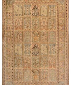 Kashmir Oriental Rug 276 × 185 cm, silk, hand-knotted