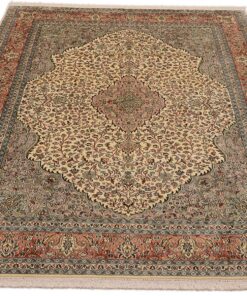 Kashmir Oriental Rug 277 × 185 cm, silk, hand-knotted — view 2