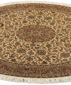 Kashmir Oriental Rug 186 × 186 cm, silk, hand-knotted — view 2
