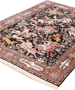 Kashmir Oriental Rug 267 × 186 cm, silk, hand-knotted — view 3