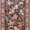 Kashmir Oriental Rug 267 × 186 cm, silk, hand-knotted