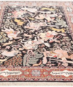 Kashmir Oriental Rug 267 × 186 cm, silk, hand-knotted — view 4