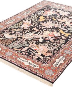 Kashmir Oriental Rug 267 × 186 cm, silk, hand-knotted — view 5