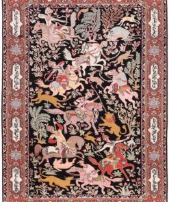 Kashmir Oriental Rug 267 × 186 cm, silk, hand-knotted