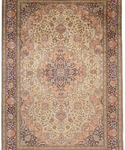 Kashmir Oriental Rug 277 × 186 cm, silk, hand-knotted