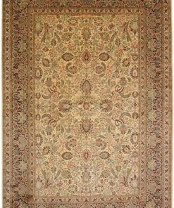 Kashmir Oriental Rug 270 × 187 cm, silk, hand-knotted