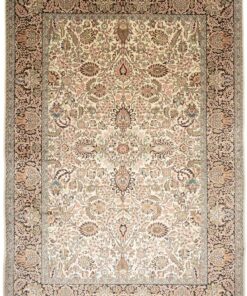 Kashmir Oriental Rug 272 × 188 cm, silk, hand-knotted