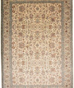 Kashmir Oriental Rug 279 × 190 cm, silk, hand-knotted