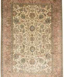 Kashmir Oriental Rug 281 × 193 cm, silk, hand-knotted