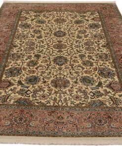 Kashmir Oriental Rug 281 × 193 cm, silk, hand-knotted — view 2