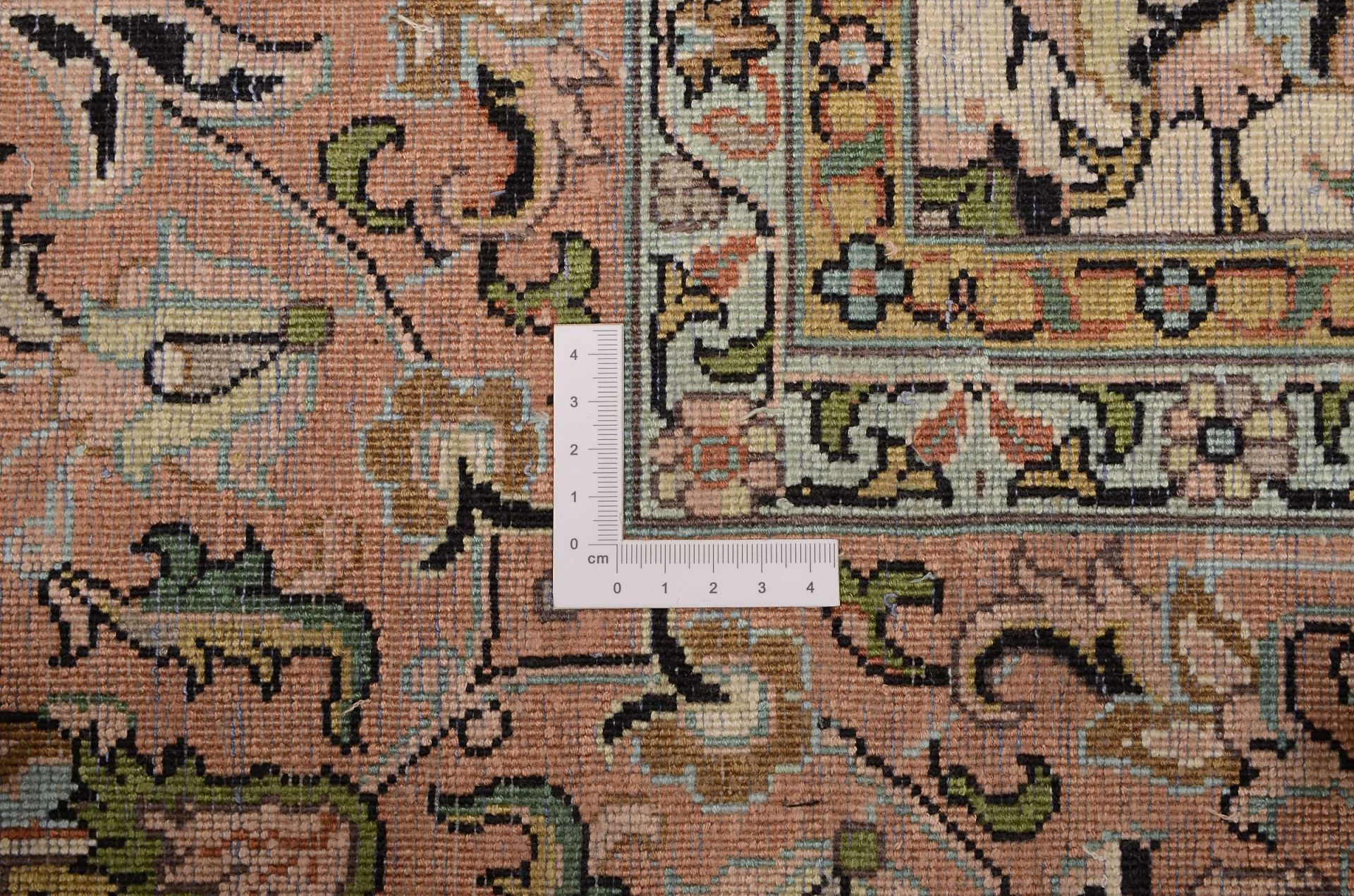 Kashmir Oriental Rug 281 × 193 cm, silk, hand-knotted — view 3