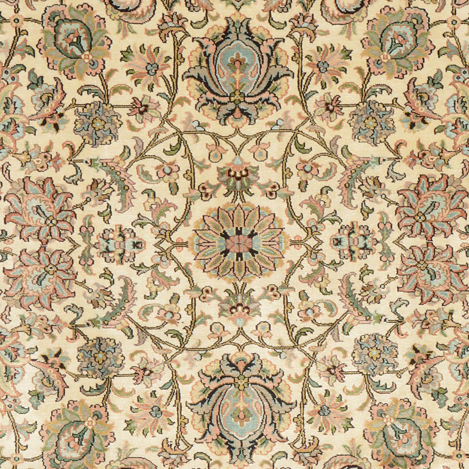 Kashmir Oriental Rug 281 × 193 cm, silk, hand-knotted — view 4
