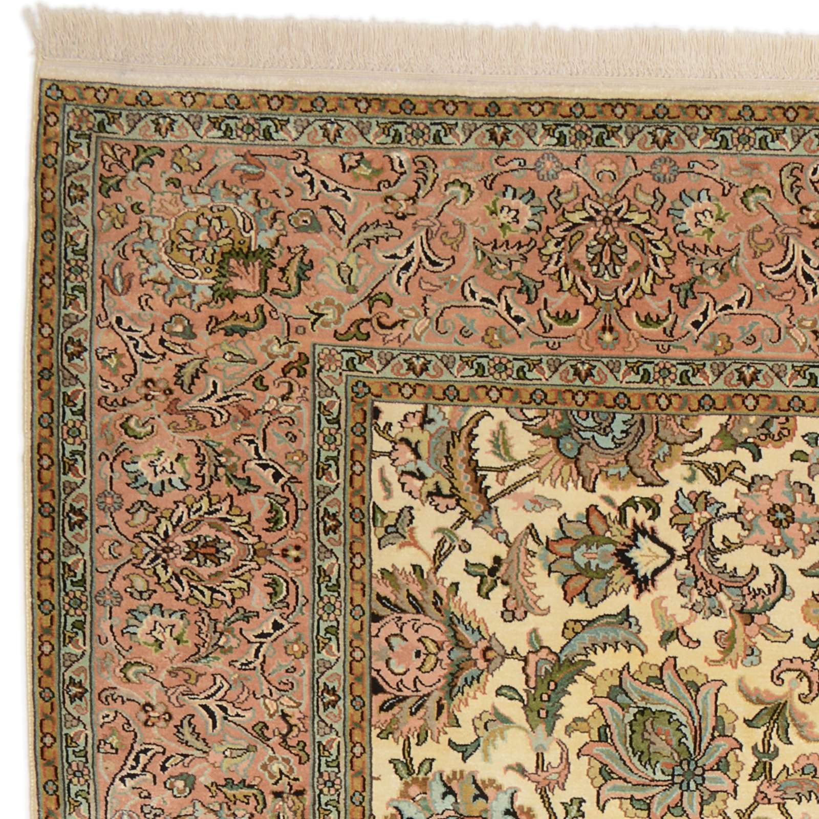 Kashmir Oriental Rug 281 × 193 cm, silk, hand-knotted — view 5