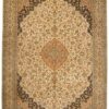 Kashmir Oriental Rug 282 × 197 cm, silk, hand-knotted